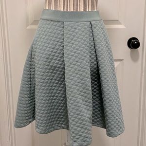 H&M Teal Tea Cup Short Skirt